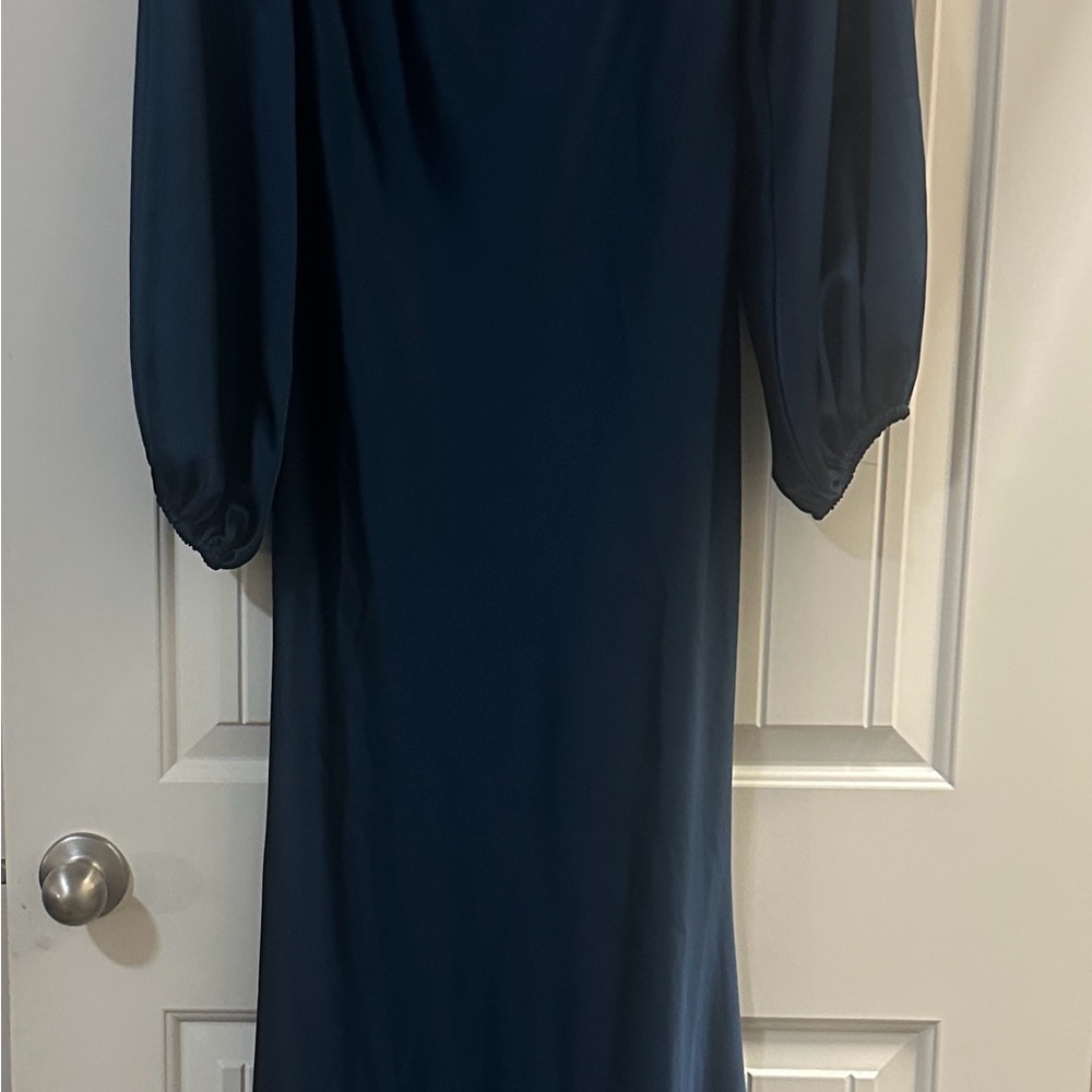 Elegant Blue Women's Dress